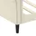 vidaXL Tagesbett Creme 100x200 cm Kunstleder
