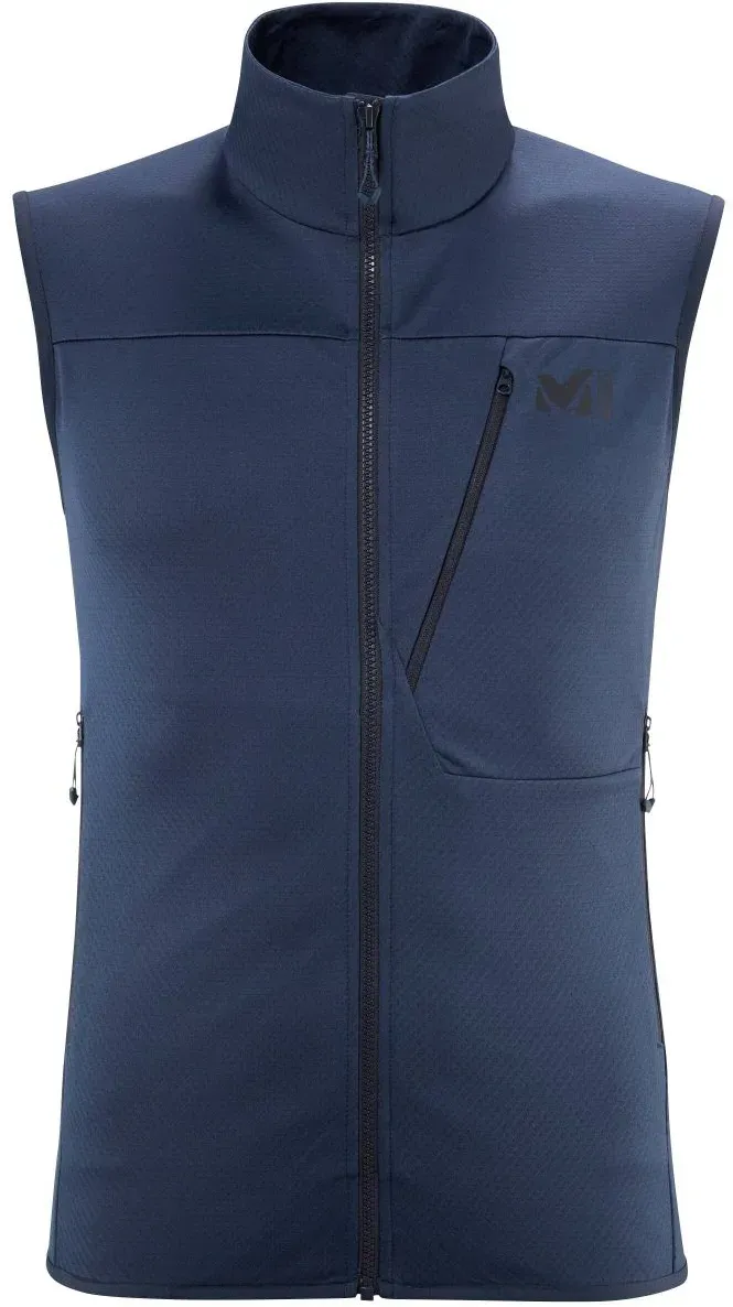 Millet Wanderweste Lokka Vest III (leichtes Strickmaterial, platzsparend, funktional, Fleece) saphirblau Herren