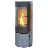 H&M Kaminofen EVO 3.0 Gussgrau / Speckstein - Grau