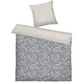Tom Tailor Waves Mehrfarbig Blau 200 x 220 cm + 2 x 80 x 80 cm