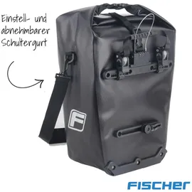 Fischer Gepäckträgertasche Plus Terra schwarz