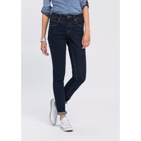 Arizona Slim-fit-Jeans »Bund mit seitlichem Gummizugeinsatz«, High Waist, Gr. 21 - K + L Gr, rinsed, , 79047467-21 K + L Gr