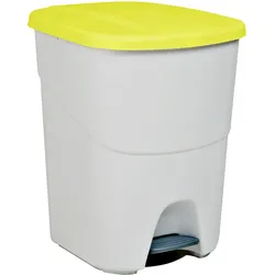 DENOX Treteimer Pedalbin Ecological 40 Liter. Gelbe Farbe.