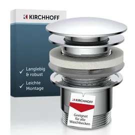 Kirchhoff Universal Pop Up Waschbecken-Ablaufgarnitur 1 1/4 Zoll