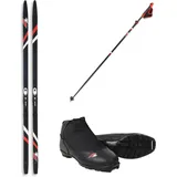 F2 Set Ski Ride Pro CC 180cm|Langlaufschuh Ride CC Gr. 38 |Skistock 120-170cm 180 CM