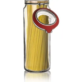 BigDean 6er Set Vorratsgläser 2160ml - Einmachgläser Spaghetti Glas mit Deckel & Bügelverschluss