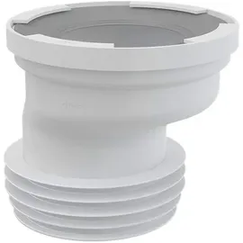 Alcaplast A991 exzentrischer WC Anschluß Stutzen DN 80-110 weiß