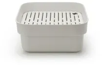 Brabantia SinkSide Abwaschschale mit Abtropfschale 302688 , Farbe: Light Grey