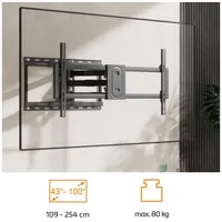 My Wall TV-Wandhalterung 109,2 cm) 43'' - 254,0 cm
