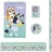 Bluey Lineal 5-teiliges Schreibwaren-Set Blau