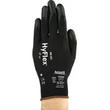 Ansell Handschuhe HyFlex® 48-101 Gr.8 schwarz EN 388 PSA II Nyl.m.PU ANSELL