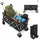 HyperMotion Bollerwagen HyperMotion XXL faltbar 250 L 100 kg Schwarz/Silber