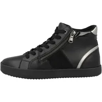 GEOX D BLOMIEE D Sneaker, Black, 38 EU