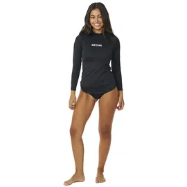 Rip Curl Classic Surf Upf Damen-rashguard Mit Langen Ärmeln - Black - M
