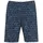 TRIGEMA Bermudas "TRIGEMA Bermuda Shorts mit freundlichem Smiley-Motiv", Herren, Gr. L, Normalgrößen, blau (navy), Single Jersey, 100% Baumwolle, Basic, Hosen Bermudas