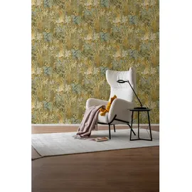 Schöner Wohnen Vliestapete BOTANICAL Dschungel 10,05 m x 0,53 m Grün/Beige 600643