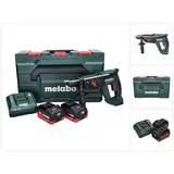 Metabo KH 18 LTX 24 Akku Kombihammer 18 V 2,1 J SDS plus + 2x Akku 5,5 Ah + Ladegerät + metaBOX