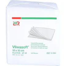Medi-Spezial GmbH VLIWASOFT Vlieskompressen 10x10 cm unsteril 4l. 100 st