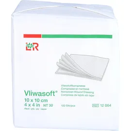 Medi-Spezial GmbH VLIWASOFT Vlieskompressen 10x10 cm unsteril 4l. 100 st