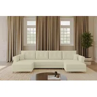 Altdecor Ecksofa in U-Form mit Schlaffunktion und Bettkasten APOL-U