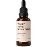 Vilgain Stevia Drops – Natürlicher kalorienfreier Süßstoff, 5 Geschmacksrichtungen, ideal für Getränke, Backen & Diabetiker, ohne Zucker, hitzebeständig, vegan & ergiebig (50ml, Schokolade)