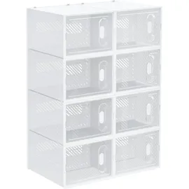 Homcom Aufbewahrungsbox 28 l 8-tlg. transparent