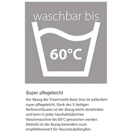 Traumnacht Basic 2 in 1 Duo 140 x 200 cm H2/H3