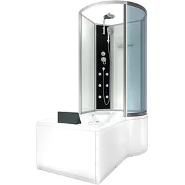 AcquaVapore Whirlpool Wanne Duschtempel Dusche Duschkabine K50-L00-WP-EC 170x100 cm mit 2k Scheiben Versiegelung