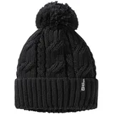 Jack Wolfskin Pompom Mütze - Black - One Size