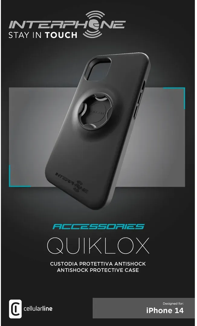 Interphone Handycase Quiklox IPHONE 14 schwarz