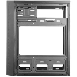 Tacens Anima AC5500, Kompaktes Micro ATX PC Gehäuse, Front-Mesh Kühlung, 500W Netzteil, USB 3.0, Schwarz