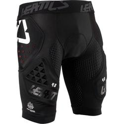 Leatt Impact 4.0 Motocross Protektorenshorts, schwarz, Größe XL für Männer