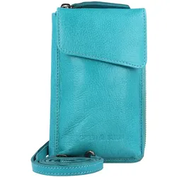 Greenburry Handytasche Leder 10 cm Zubehör   Petrol Herren 