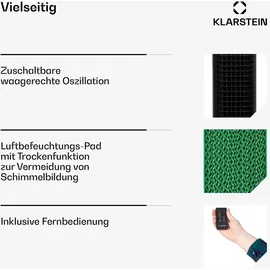 Klarstein Luftkühler 80W 480 m3/h 8 Liter mobil