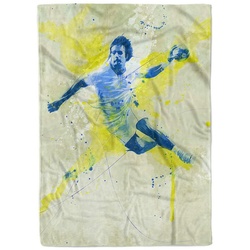 Sinus Art Handtücher SplashArt Sport Handtuch Strandhandtuch Saunatuch Kuscheldecke Kunstvoll Handball Sportha, Baumwolle-Polyester-Mix (1-St), Handtuch 50 cm x 100 cm