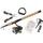Abu Garcia Diplomat Wilderness Survival Kit Combo, Komplettes Angel und Überlebensset für Outdoor-Abenteuer mit Paracord für Notfall, Multitool, Armband, Camping, Wandern, Bushcraft