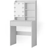 Vicco Schminktisch Laura Weiß 70 cm mit LED Beleuchtung