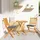 vidaXL Garten Bistro Set 3 pcs Braun Akazie Massivholz vidaXL