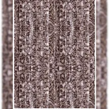 arsvita Flauschvorhang 80x185 cm Meliert beige - braun