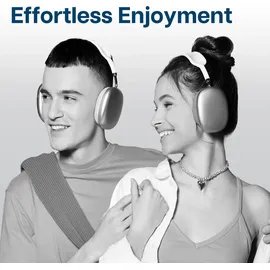 MMobiel Ersatz Ohrpolster für AirPods Max Kopfhörer Memory- Schaum/Mesh Gewebe Silber - Silber