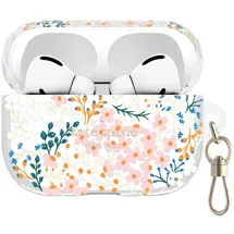 kate spade new york AirPods Pro Schutzhülle mit Schlüsselanhänger – Multi Floral Rose, kompatibel mit AirPods Pro 2. / 1. Generation