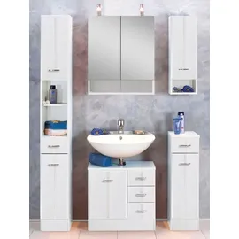 Held Hängeschrank Rallye, weiß, Holzwerkstoff, 1 Fächer, 50x71x20 cm, mit wechselbarem Türanschlag