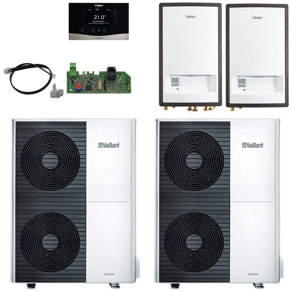 Vaillant Wärmepumpenpaket 4.0503 aroTHERM Split VWL 125/5 AS S2 Kaskade