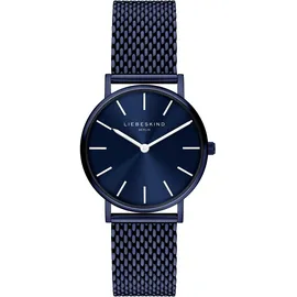 Liebeskind Berlin LT-0412-MQ Edelstahl-Mesh 30 mm IP Blue