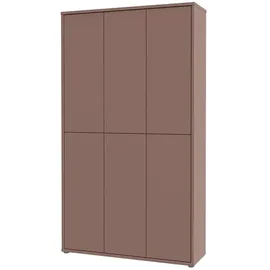 Forte Alice Springs Schuhschrank 109,2x34,9x191,9 orange