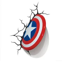 3Dlight 3DL49463 LAMPE MARVEL CAPTAIN AMERICA SHIELD 3D