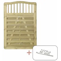 Plus Gartentor Rondo 100 x 145 cm Natur/Holz