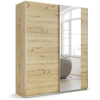 »Kleiderschrank Drehtürenschrank Schrank Garderobe KRONACH TOPSELLER«, mit Spiegel und viel Stauraum, Metallgriffleisten, MADE IN GERMANY
