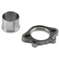 Flansch Set komplett MXS Racing Auspuffanlage Minarelli stehend