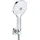 Duravit Handbrause 3jet Click 120 240mm, Anschl.-G. G 1/2, chrom/weiß